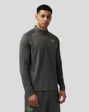 Castore Adapt Quarter Zip Top Gunmetal | SQFH-45187