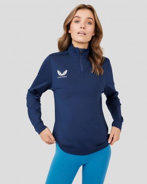 Castore Core 1/4 Zip Donkerblauw | OXEN-49063