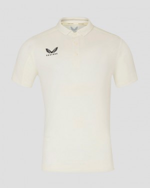 Castore Unisex Short Sleeve Cricket Polo | WPTM-25034