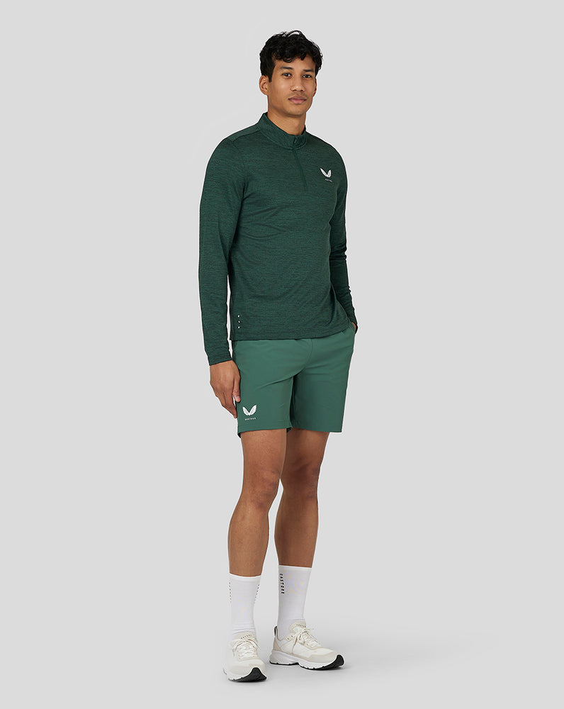 Castore Active Marl Quarter Zip Groen | AIBY-93085