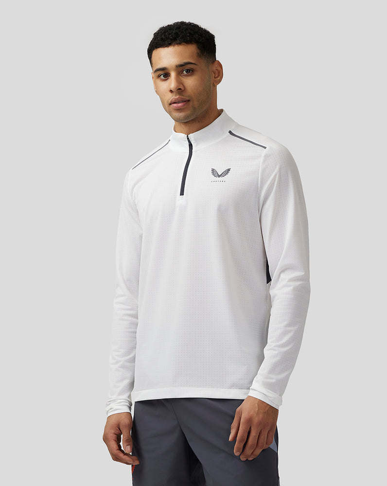 Castore Apex Aeromesh Quarter Zip Wit | GMBT-76430