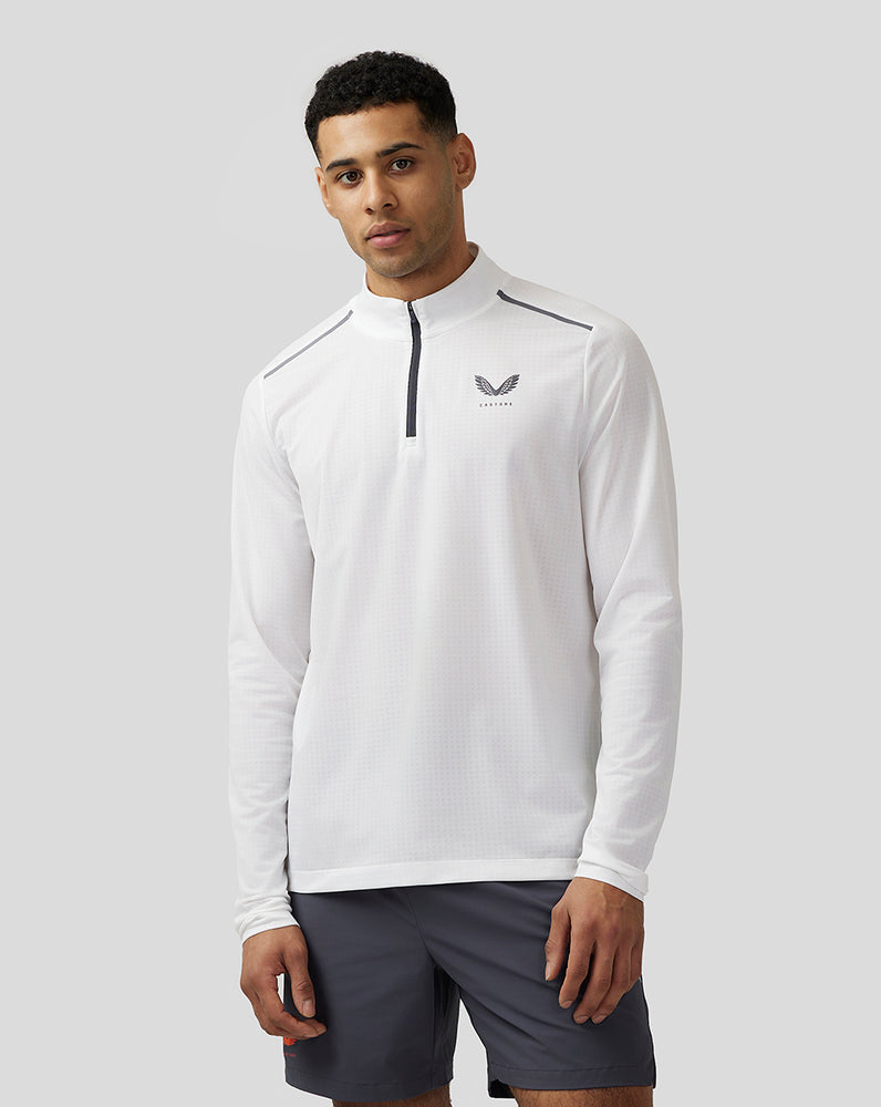 Castore Apex Aeromesh Quarter Zip Wit | GMBT-76430